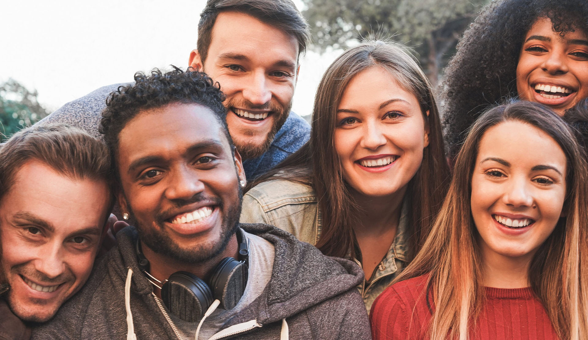 University friends from diverse cultures and races - City University of Paris